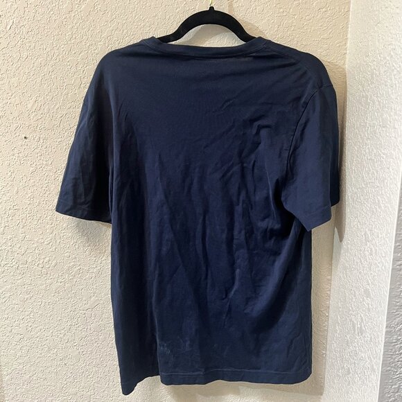 EUC Banana Republic Authentic Tee T-Shirt 100% Supima Cotton Navy Blue Small S - Picture 3 of 3